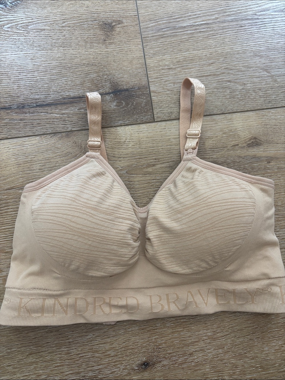 Kindred Bravely Beige Nursing & Maternity Bra - Size Medium